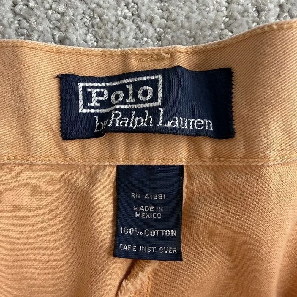 Polo Ralph Lauren Chino Shorts Men's Size 35 Peach
